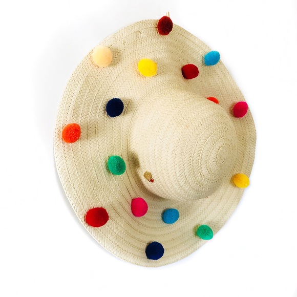 Betsey Johnson floppy straw hat - Picture 2 of 7